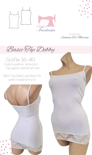 DIY Basic Top Debby - Schnittmuster und Nähanleitung