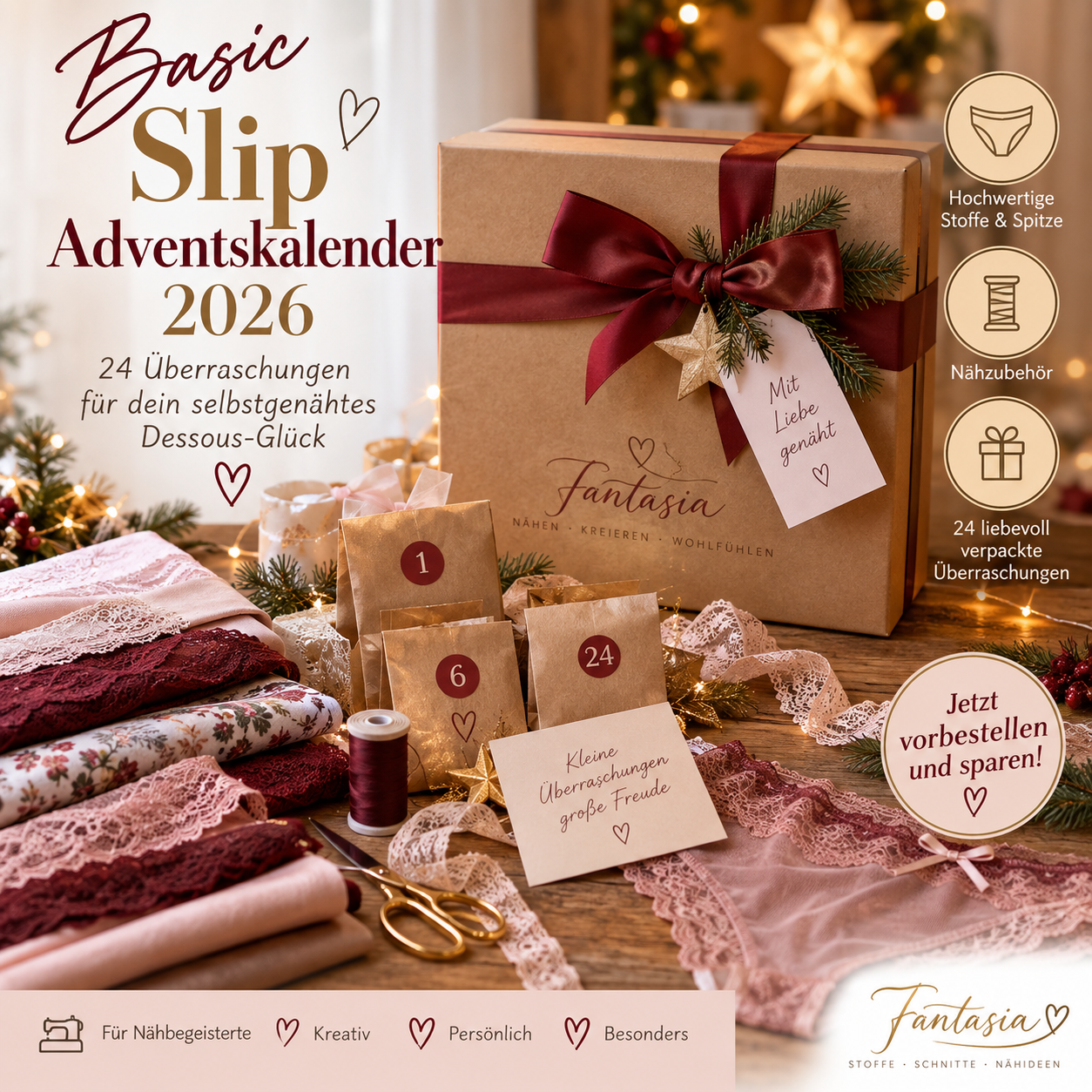 Basics - Slip Adventskalender - 2026